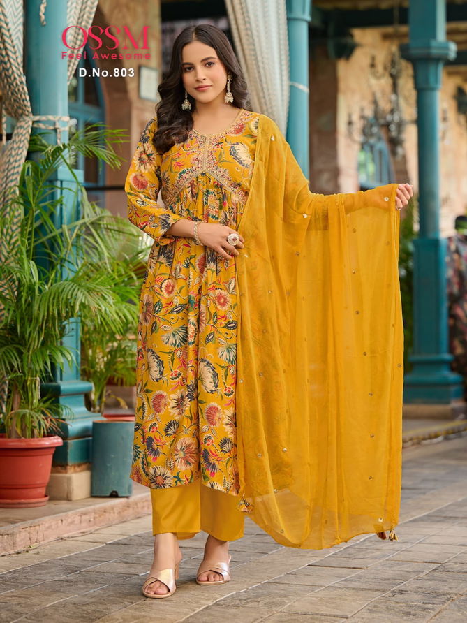 Resham vol 8 By Ossm Alia Cut Readymade Suits Catalog